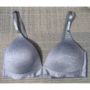 YMI Intimates Bra Wireless Comfort Soft Cup 38C Dark Gray‎ Wireless